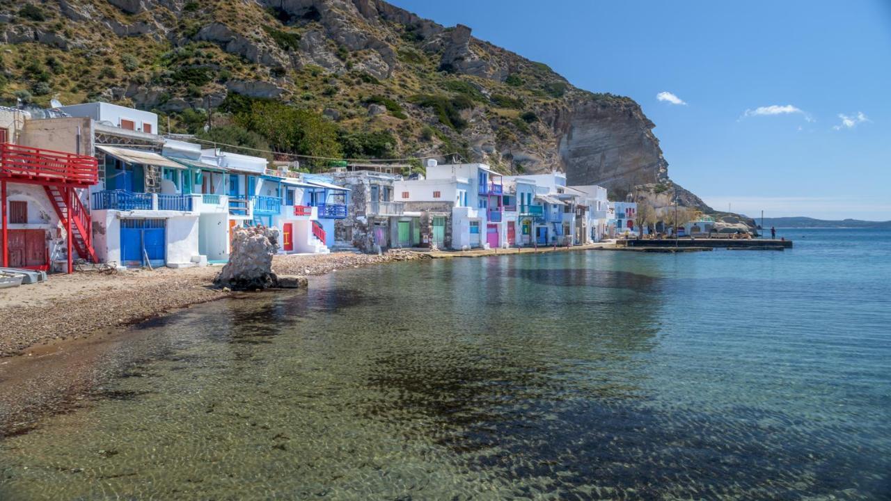 Klima  Blue Traditional Boathouse In Klima מראה חיצוני תמונה